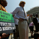 Voting Rights Act supporters at the Supreme Court (Win McNamee/Getty Images)